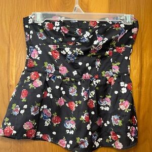 Floral Strapless American Eagle Shirt